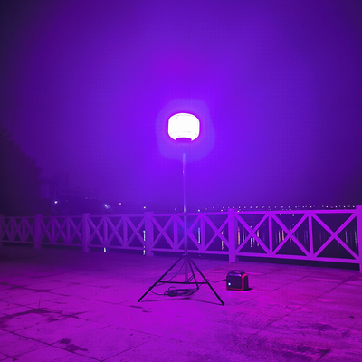 Iluminação sem brilho 320W Torre de luz de balão Luzes de tripé RGB para casamento