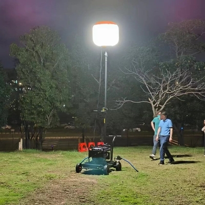 Luz de Balão Portátil com Tripé e Emissão de Cor Branca para Torres de Iluminação Móvel LED