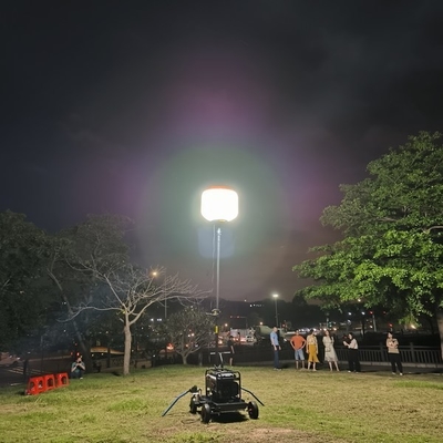 IP65 resistente à água 500W 800W 1400W Mobile Balloon Lights Solar Portátil Light Tower Generator Led Work Light