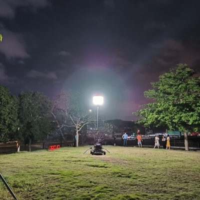 IP65 resistente à água 500W 800W 1400W Mobile Balloon Lights Solar Portátil Light Tower Generator Led Work Light
