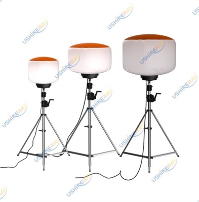 Luz de trabalho de balão de construção portátil 150W Iluminação de 360 graus Alto poder LED Tripod Stand