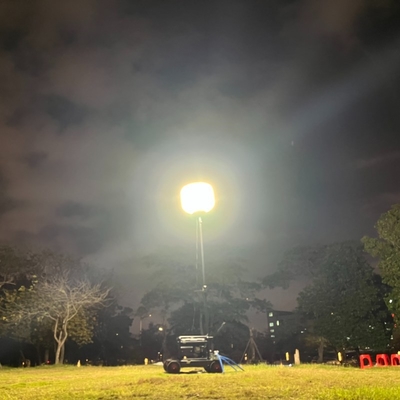 500W Industrial LED Balão de trabalho Luz em ETL certificado Tripódio móvel Telescópio Stand