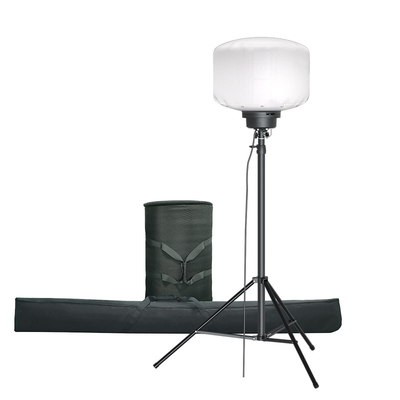 Manual de elevação de mão de manivela tripé torre de luz 320W luzes de balão ao ar livre para publicidade