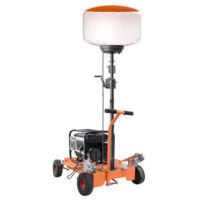 Trolley Balão Led Light Tower Lights Fitting 700W Lighting Tower Para Desastre