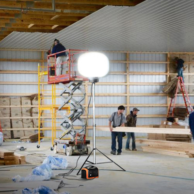 Peso leve lâmpada de balão de 150Watt portavel Led Light Tower para trabalho noturno