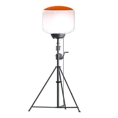 Iluminação de 360 graus Luzes de balão LED 500W Torre de luz removível para exterior