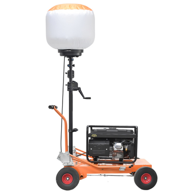 Iluminação de 360 graus Luzes de balão LED 500W Torre de luz removível para exterior