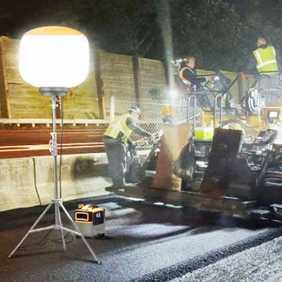 Lâmpada de Balão Led 600W Iluminação móvel sem brilho para mineração de construção