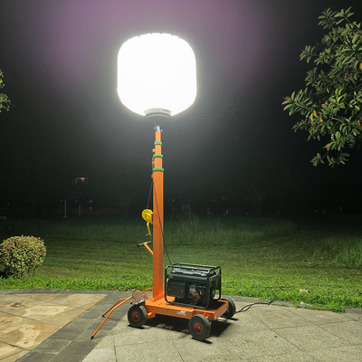 Alta potência LED Telescoping Light Tower 1400W Balão de luzes de torre ao ar livre para industrial