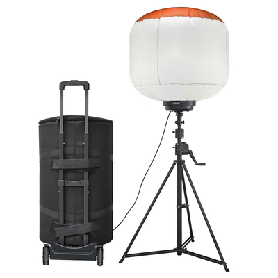 Trolley Lighting LED Balão Light Tower 1400W Mast Light Tower para incêndio e resgate