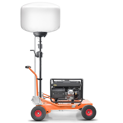 Trolley Lighting LED Balão Light Tower 1400W Mast Light Tower para incêndio e resgate