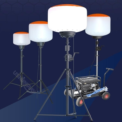 Lâmpada de trabalho de design de patente 600W LED Balão de luz torre para locais de mineração