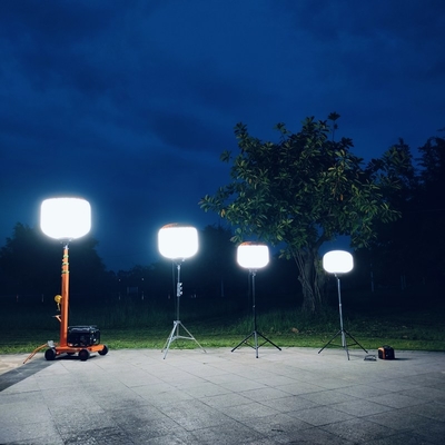 1200Watt LED Luzes de Balão Torre Tripódio Iluminação de Trabalho Exterior Para Construtores