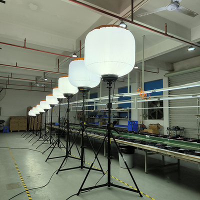 1200Watt LED Luzes de Balão Torre Tripódio Iluminação de Trabalho Exterior Para Construtores