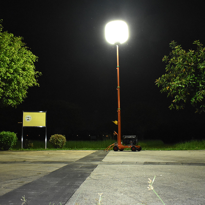 AC220V Portátil LED Luz de Trabalho 1400W Local de Trabalho LED Balão Light Tower Para Aplicação da Lei