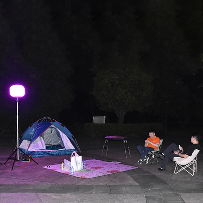 100W LED Tower Light 3000K 5000K Lâmpada de Balão LED Colorida Para Decoração de Eventos