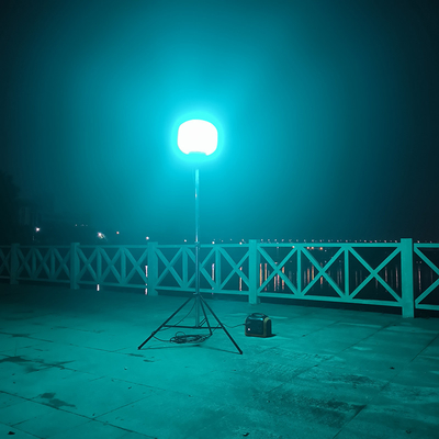Torre de iluminação móvel de 200W Balões iluminados coloridos para evento de festa