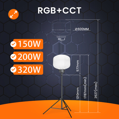 11250lm Torre de Luz de Balão 150Watt Luz de Trabalho Portátil Para Eventos