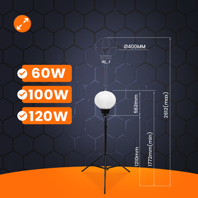 120W Led RGB Balão Light Tower Versátil Portavel Light Tower para evento ao ar livre