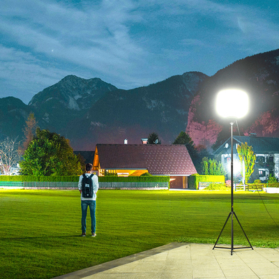 IP65 Iluminação temporária de construção 200W LED Balão de construção torre de luz para filmagem