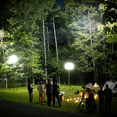 Tripódio LED Luzes de Balão de Lua 200W Torre de Iluminação de Balão de Lua para acampamento ao ar livre