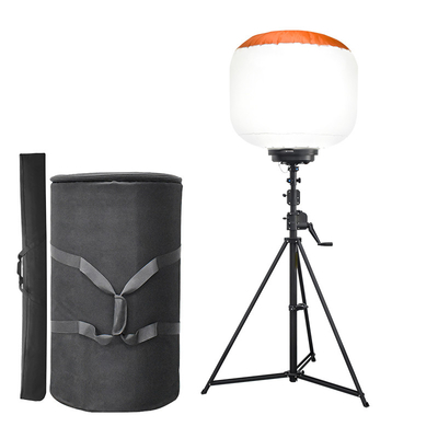 Torre de luz de balão portátil de 500W 160lm / W Alto brilho para trabalho temporário