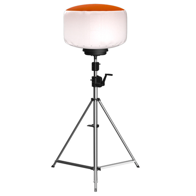 600W Torre de iluminação de balão portátil Iluminação de 360 graus Para festas ao ar livre Eventos Exposições Acampamento