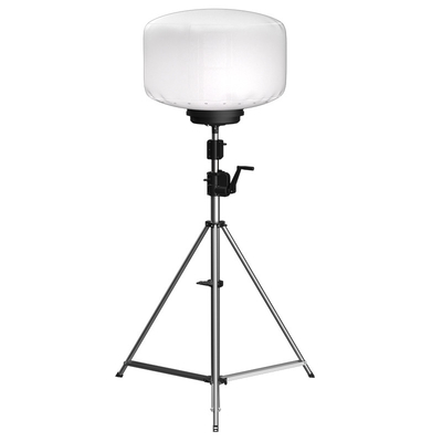 600W Torre de iluminação de balão portátil Iluminação de 360 graus Para festas ao ar livre Eventos Exposições Acampamento