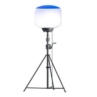 Torre de luz de balão móvel de 700w com alta luminosidade para construção e trabalho rodoviário