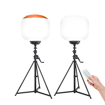 1200W AC100-277V LED à prova d'água Balão de trabalho Light Tower facilmente móvel para a construção