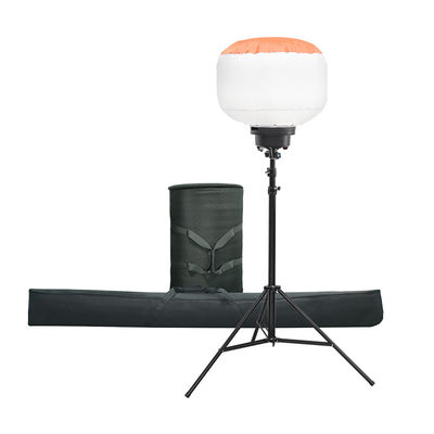 Torre de luz de balão LED de tamanho inflado de 10 pés com tempo de inflação de 5 minutos e temperatura de cor de 5000K