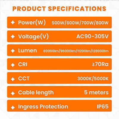 Holofote LED Exterior 36W Personalizado de Fábrica Holofote Ajustável Altura do Mastro Ajustável para Acampamentos de Ajuda Humanitária