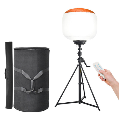 Torre de iluminação de balão LED de 500W IP65 96000LM para resgate de emergência